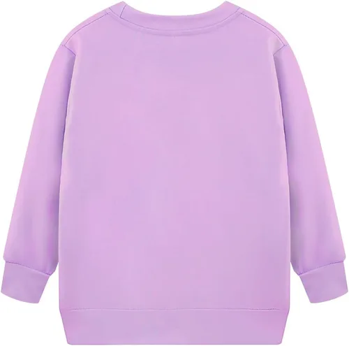Miniatura 13 de Sudaderas para niñas pequeñas, cuello redondo, sin botones, de manga larga, para invierno, casual, ropa 2T-7T, Dinosaurio