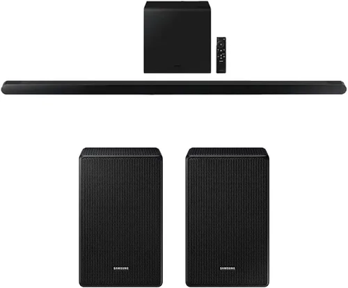Miniatura 11 de Samsung Serie Q Barra de sonido HW-Q900F 7.1.2 canales Subwoofer (2025) Paquete con Streaming de películas Premiere, 2 cables HDMI, protección CPS