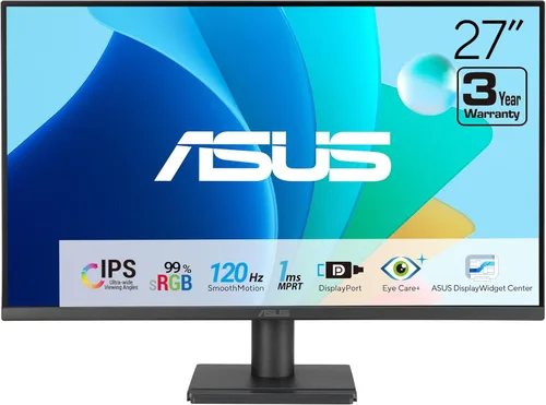 Miniatura 9 de ASUS Monitor de acoplamiento 1080P de 23.8 pulgadas (VA24ECPSN) - Full HD, IPS, 75Hz, sincronización adaptativa, altavoces, cuidado de los ojos, luz