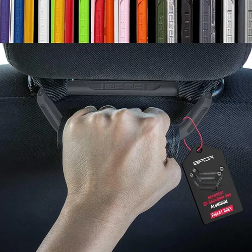 Miniatura 12 de GPCA GP BackGrip Pro - Manija para reposacabezas de automóviles, Jeeps, camiones y más, asas de agarre para asiento trasero y empuñaduras, Gris