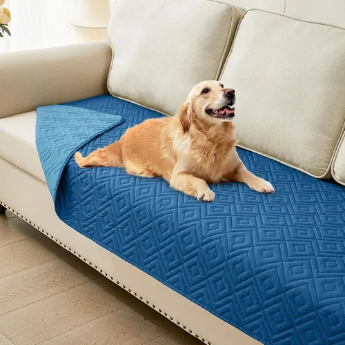 Miniatura 22 de hyha Manta impermeable para perro, manta suave para cama de perro, manta para mascotas, funda de sofá impermeable lavable para perros, fundas Gris