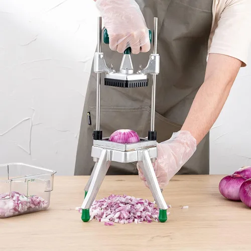 Miniatura 4 de Restaurantware Met Lux - Cortador de verduras de 1/4 de pulgada, 1 cuchilla de acero inoxidable, picadora de cebolla, con asa, cortador de verduras