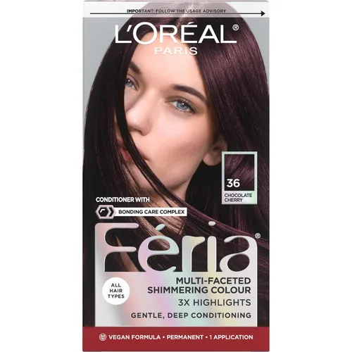 Miniatura 61 de L'Oreal Paris Feria - Tinte permanente multifacético y brillante, 60 Crystal Brown (castaño claro), paquete de 1 60 marrón claro