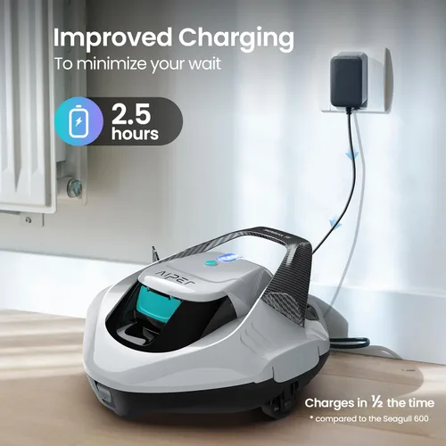 Miniatura 8 de AIPER Seagull SE 2025 Cordless Robotic Pool Vacuum with 1200GPH Strong Suction, Lasts 90 Mins Runtime, LED Indicator,Pool Vacuum for Above-Ground