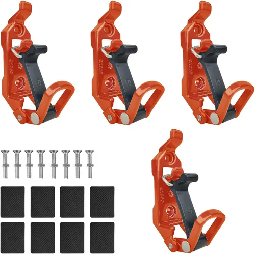 Miniatura 13 de 2 piezas de soporte para palas para portaequipajes de techo, equipo todo terreno, soporte para Rotopax, soporte para palas para camiones, soporte