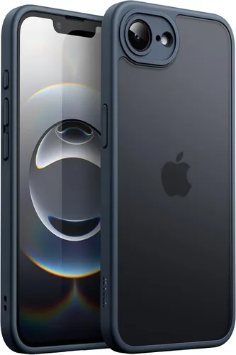 Miniatura 12 de JETech Funda mate para iPhone 17 de 6.3 pulgadas, protección contra caídas de grado militar, carcasa trasera translúcida esmerilada minimalista