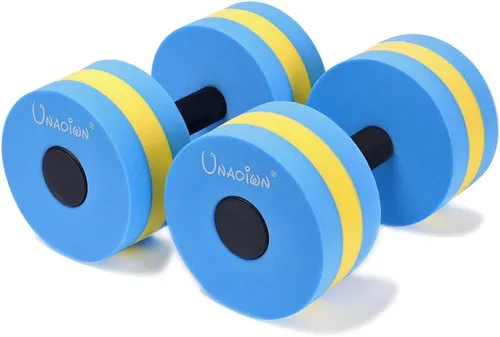 Miniatura 8 de Pesas de agua para ejercicio de piscina, 2 unidades, mancuernas de agua, aeróbicos, pesas de piscina, pesas acuáticas de resistencia ligera