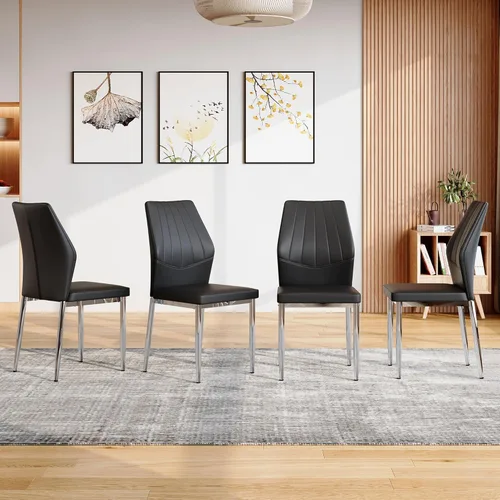 Miniatura 6 de Sillas De Comedor Juego de 4 Sillas De Comedor Juego de 4 Sillas De Comedor para Comedor, Juego de 4 Sillas De Comedor para Comedor, Cocina, Sala