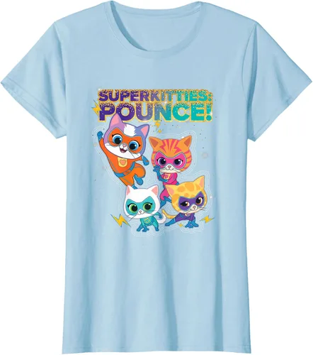 Miniatura 25 de Disney Junior SuperKitties Pounce! Camiseta de equipo completo, talla S
