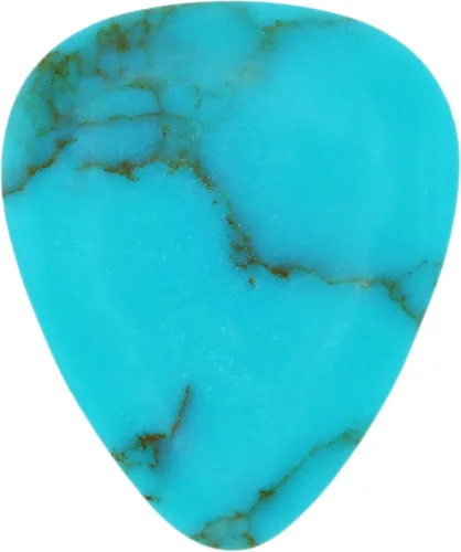 Miniatura 57 de Púa de guitarra o bajo de Obsidiana de Caoba en vidrio volcánico - 3.0 mm de calibre ultra pesado - Forma 351 - Púa exótica artesanal de gema