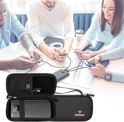Miniatura 4 de Aproca Funda de banco de energía compatible con LOVELEDI 40000mAh / Anker 20,000mAh / Pxwaxpy 30,800mAh / RGVOTA 38800mAh / Ekrist 25800mAh / FOCHEW