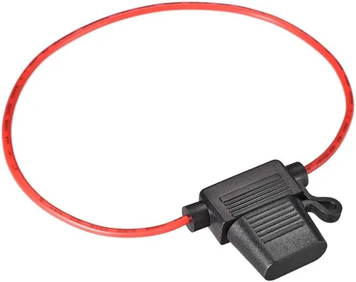 UXCELL En línea 18AWG impermeable portafusibles negro para ATC/ATO