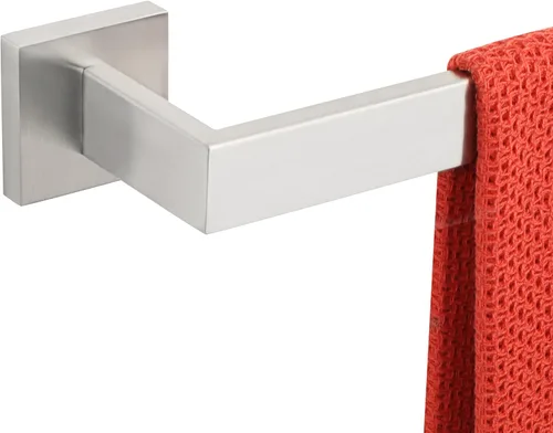 Miniatura 23 de Alise Toallero negro, toallero de 16 pulgadas para baño, toallero de acero inoxidable SUS304 montado en la pared, colgador de toallas resistente