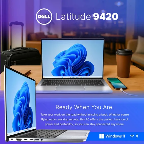 Miniatura 7 de Dell Laptop Latitude 9420 LCD FHD de 14 pulgadas Intel Core i7 de 11.ª generación 16 GB de RAM SSD de 512 GB Teclado retroiluminado