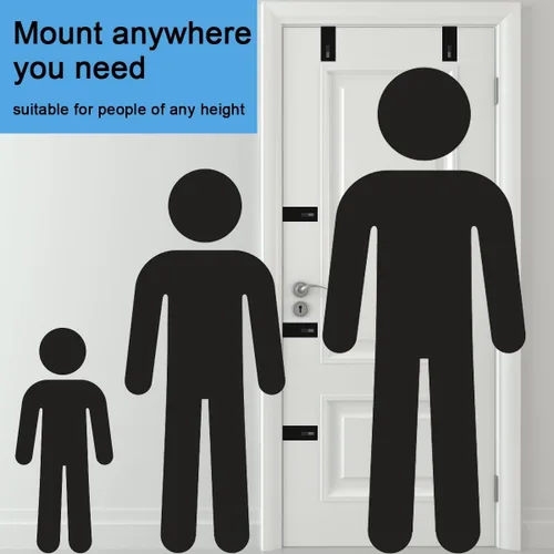 Miniatura 3 de TUPSKY Soporte de montaje de puerta para caja de seguridad, ganchos de puerta ajustables para cerradura de seguridad, llaves de caja de acceso