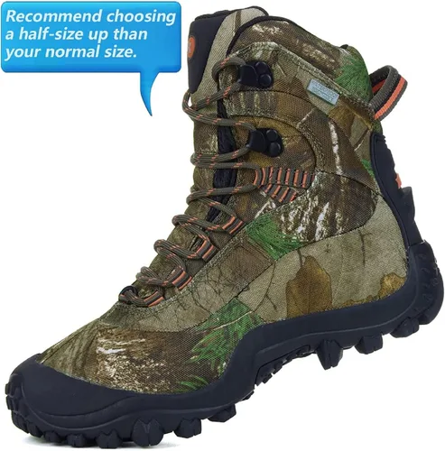 Miniatura 2 de Manfen Botas de senderismo impermeables Thermator de tiro medio para hombre, botas de senderismo para exteriores, 7
