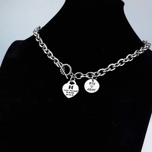 Miniatura 6 de G-Ahora Bangtan Boys Necklace for Girls Kpop Bangtan Boys Bangtan Necklace Bangtan Boys Army Jewelry Bangtan Boys to Love Yourself Army Necklace