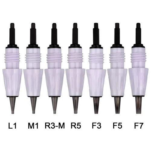 Miniatura 3 de 20 cartuchos de aguja de tatuaje para máquina de tatuaje permanente de maquillaje V6, V8, V9, V11, modelos disponibles tamaño 1R, 3R, 5R, 7R, 3F