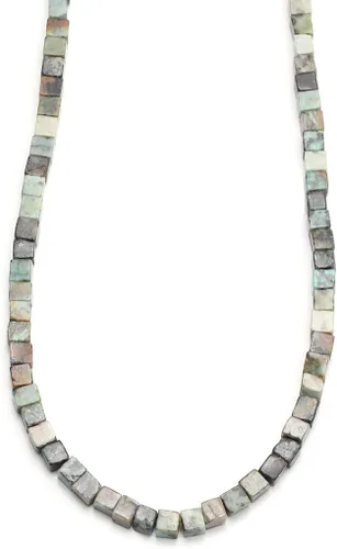 Piedra natural de 0.15 x 0.176 pulgadas (0.157 x 0.157 in), cuentas sueltas de turquesa africana, energía curativa de cristal para hacer joyas,