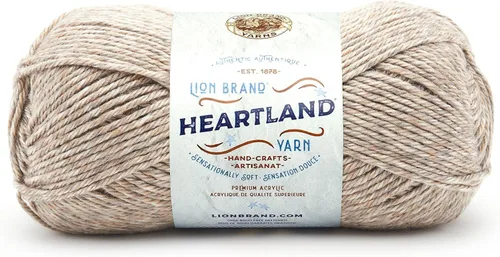 Miniatura 68 de Lion Brand Yarn Heartland Yarn - Hilo multicolor para tejer, tejer y tejer, paquete de 3, color congaree