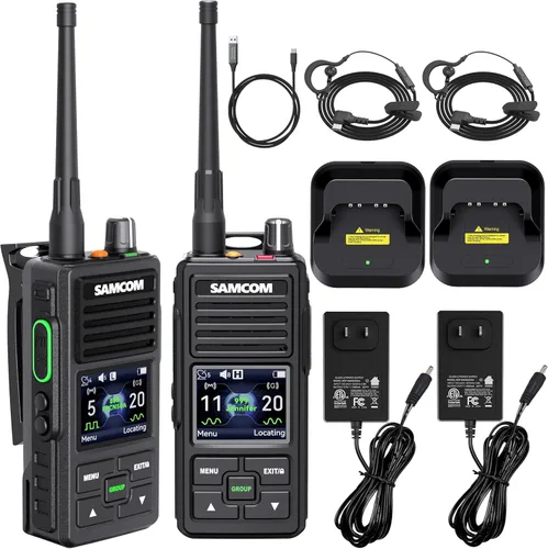 Miniatura 12 de SAMCOM Radios de 2 vías FPCN30A Radios bidireccionales de largo alcance recargables 5 vatios UHF programables Radios de mano profesionales Walkie