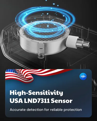 Miniatura 2 de Contador Geiger Radar-9989 con sensor USA LND7311, detector de radiación nuclear de alta precisión para detección de rayos X alfa-beta-gamma