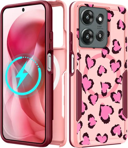 Miniatura 223 de Funda para Moto G 5G 2024 – Compatible con MagSafe para mujeres y niñas, bonita funda protectora magnética para teléfono, diseño femenino Kawaii