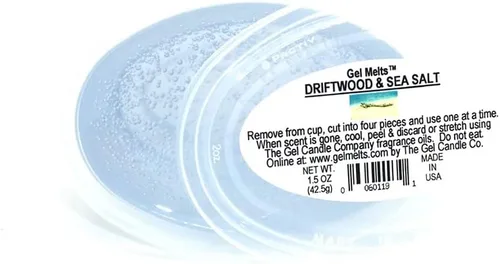 Miniatura 5 de Peel, MELT and Enjoy - Paquete de 3 unidades de cera en gel aromática para calentadores y quemadores Driftwood and SEA Salt Aroma Gel Melts