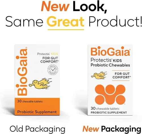 Miniatura 2 de Comprimidos masticables BioGaia Protectis para niños pequeños, niños y adolescentes, dolor de estómago ocasional, estreñimiento, diarrea