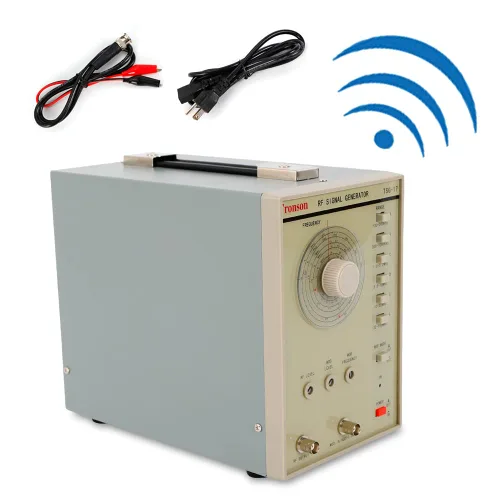 Miniatura 4 de Generador de señal TSG-17, generador de señal de radiofrecuencia de alta frecuencia RF/AM de 110V 100kHz-150MHZ