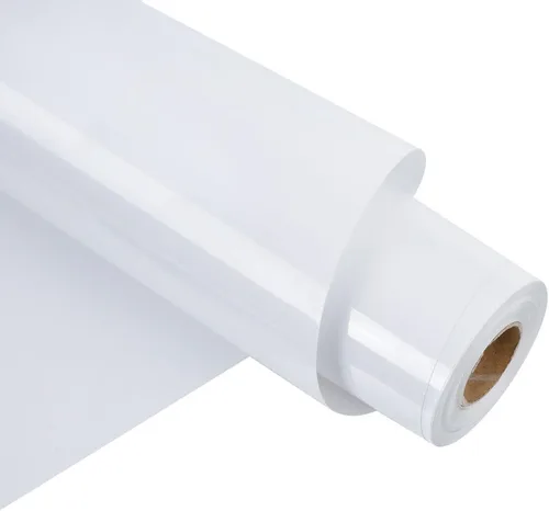 Miniatura 29 de RENLITONG Rollos de vinilo de transferencia de calor negro con purpurina, vinilo HTV de 12 pulgadas x 8 pies para camisas, vinilo para planchar