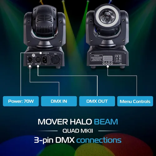 Miniatura 7 de ColorKey Mover Halo Beam Quad MKII (CKU-5038)