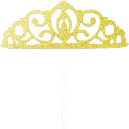 Miniatura 31 de Flairs New York Decoraciones Navideñas Banner Adornos para Pasteles Accesorios de Fiesta (Paquete de 6 Adornos para Cupcakes, Xmas #Snow Cinta Roja)