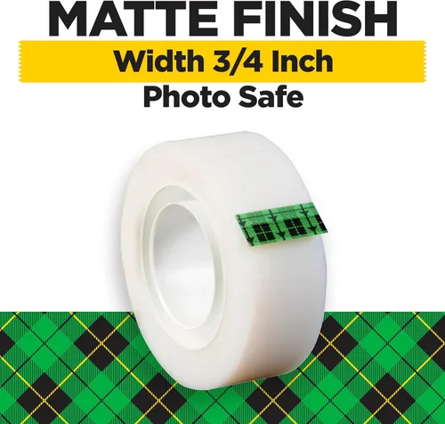 Miniatura 2 de Cinta Scotch Magic acabado mate, 3/4 x 1000 pulgadas, 2 cajas/empaques (810 K2)