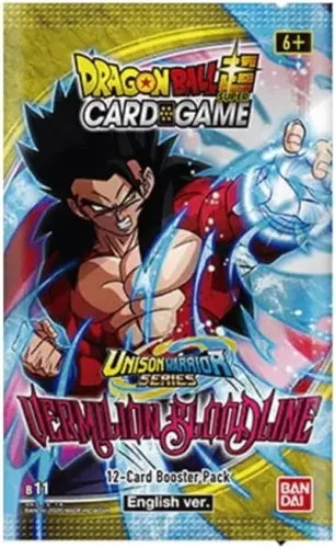 Miniatura 2 de Toei - Juego de cartas de animación Dragon Ball Super - Caja de 24 sobres ingleses Vermilion Bloodline + Promo
