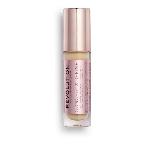 Miniatura 16 de Makeup Revolution Oculta y define el corrector, cobertura completa y acabado mate, C12.2 para tonos de piel medianos/bronceados, vegano y libre