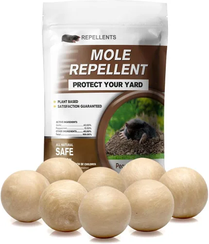 Repelente de topos para césped, repelente de topos y campañoles al aire libre, repelente de topos, repelente de marmotas al aire libre, repelente de