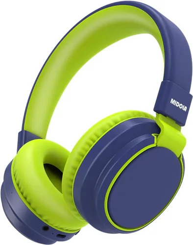 Miniatura 13 de MIDOLA Auriculares para niños Bluetooth 5.3 inalámbrico 60H tiempo de reproducción Volumen limitado 85/110dB sobre la oreja Auriculares de Negro