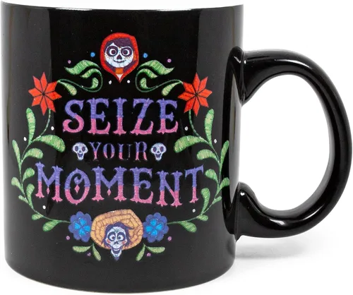 Miniatura 2 de Disney Pixar Coco Seize Your Moment - Taza de café de cerámica Taza grande para artículos esenciales para el hogar de la cocina del hogar, vasos