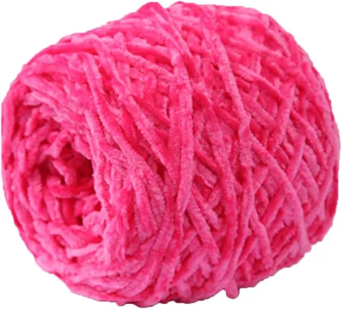 Miniatura 29 de Hilo de punto grueso negro, hilo de terciopelo de felpilla, hilo de chenilla gruesa 100% poliéster, tejido de brazo, tejido a mano, tejido