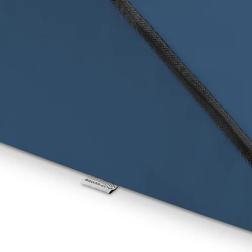 Miniatura 5 de Saloniture Cojín de mesa de masaje triangular con cuña para debajo de la rodilla, extra grande, 19 x 12 x 20 x 15.5 pulgadas, color azul
