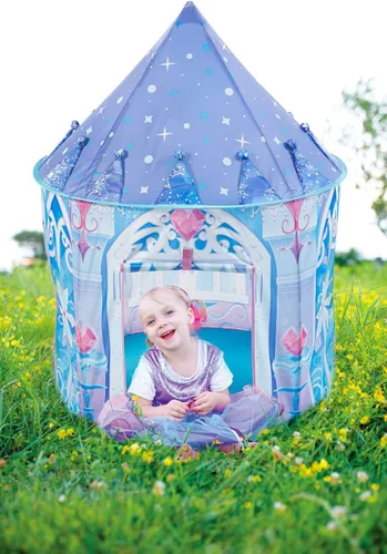 Miniatura 4 de Kidodo - tienda de campaña para niños, juguete para niños, tienda de campaña desplegable, casa de juegos para niños para interiores, Azul