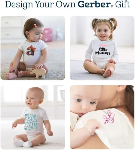 Miniatura 2 de Gerber Paquete de 3 camisetas sin cordones de manga corta para bebé niña