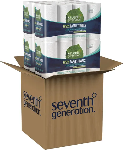 Miniatura 2 de Seventh Generation Toallas de papel 100% recicladas, 2 capas, 8 unidades, paquete de 4