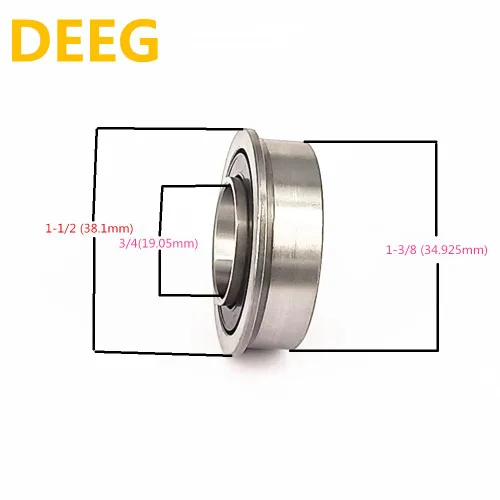 Miniatura 5 de DEEG Repuesto Craftsman Cortacésped de montar rueda delantera buje a rodamientos para Husqvarna, Sears, AYP, Poulan Murray 532009040 9040h 532124959