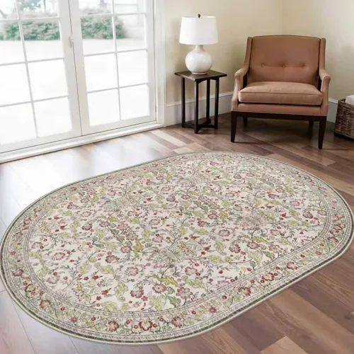 Miniatura 13 de Alfombras de área 9x12 para sala de estar: Alfombra oriental lavable de 108 pies cuadrados para dormitorio - Alfombra de pelo bajo ultra delgada