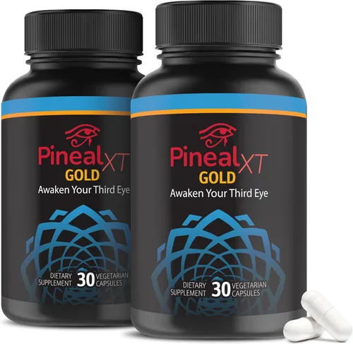 Miniatura 14 de Pineal XT Gold - Suplemento de glándula pineal - Despertar del tercer ojo - Suplemento de enfoque y memoria para el cerebro - 7 ingredientes
