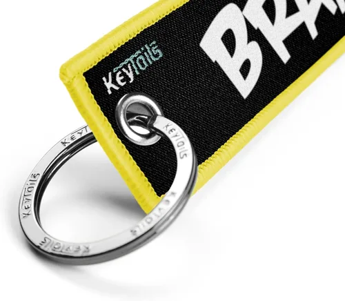 Miniatura 4 de Keytails - Llaveros de calidad premium para motocicleta, coche, scooter, ATV, UTV [Braaap!] Amarillo hi-viz