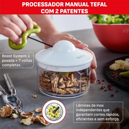 Miniatura 3 de Tefal K13704 Picadora manual Neo, 16.9 fl oz (16.9 fl oz), tapa lavable, hoja única de doble torsión