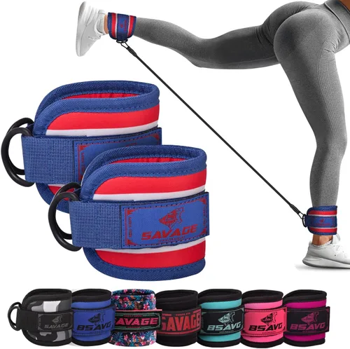 Miniatura 12 de Correa de tobillo para accesorios de máquina de cable Tobillera de gimnasio para patadas, entrenamientos de glúteos, extensiones de piernas